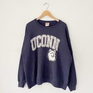 Vintage UCONN Crewneck Sweatshirt 8SH